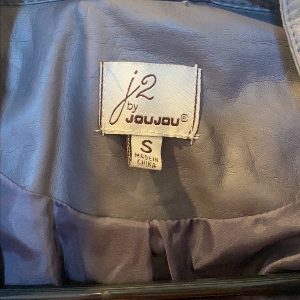 Gray Leather Jacket - image 2